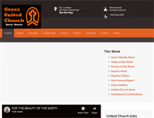 Tablet Screenshot of graceucc.ca